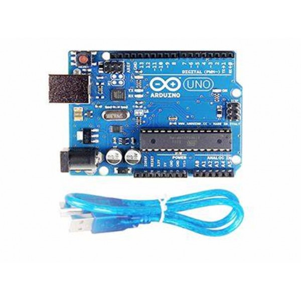 Arduino Uno R3 Ch340G Usb Ic Smd Atmega328P Ic Compatible With Arduino Uno R3 With A To B Usb Cable 30Cm