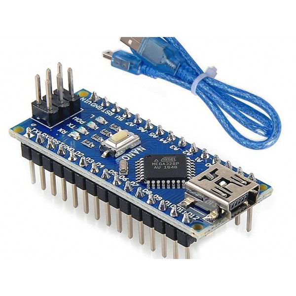 Arduino Nano Ch340 Chip Board With Usb Cable A To Mini Compatible With Arduino