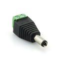 DC JACK MALE 2 PIN SCREW TERMINAL 2.1X5.5MM