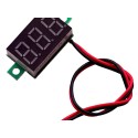 2 Wire 0.36 inch 4.5V to 30V Digital DC Mini Voltmeter Module 