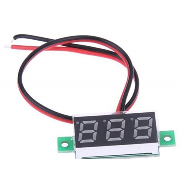 2 Wire 0.36 inch 4.5V to 30V Digital DC Mini Voltmeter Module 