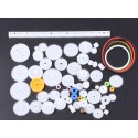 60 Assorted Plastic Gears Diy Pulley For Robot Diy Car Toys