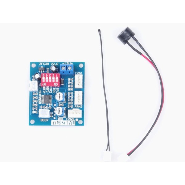 DC12V 4-Wire PWM PC Fan Temperature Speed Controller Module