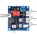 DC12V 4-Wire PWM PC Fan Temperature Speed Controller Module