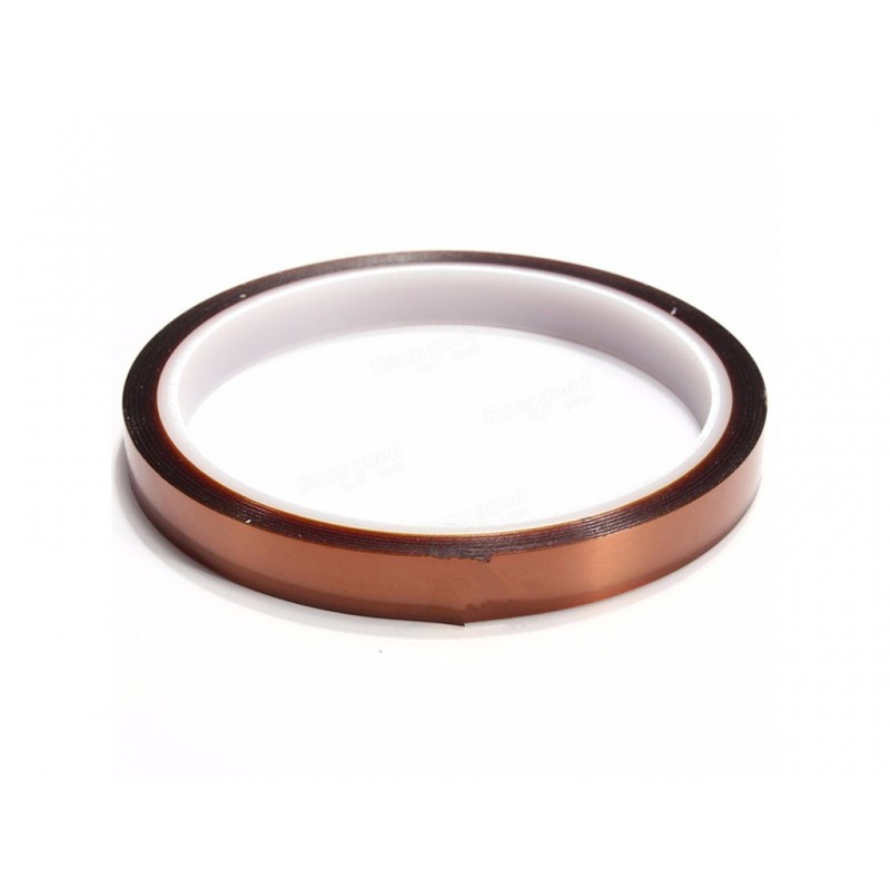 Distat Polyimide Kapton Tape – 3/8" X 36 Yards – 100 Rolls – Hi-Temp Heat Resistant