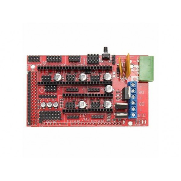 Ramps 1.4 3D Printer Controller+Mega2560 With Cable Compatible With Arduino +5Pcs 4988 Driver With Heat Sink+Lcd 128×64 Display Kit