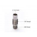 V6 Heat Break Hotend Throat With Teflon Tube For 1.75Mm Filament