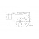 He3D 12V Dc 3D Printer 5015 Vortex Turbo Cooling Fan