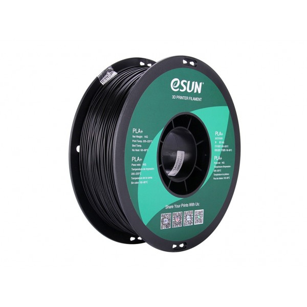 Esun Pla+ 1.75Mm 3D Printing Filament 1Kg Black