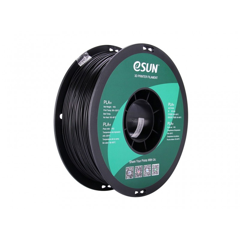 Esun Pla+ 1.75Mm 3D Printing Filament 1Kg Black