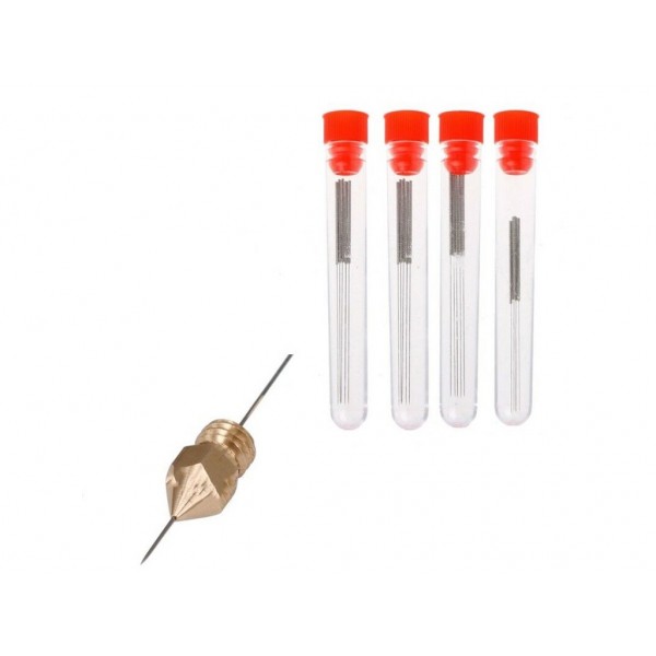 Stainless Steel Nozzle Cleaning Needle 0.25Mm For 3D Printer 5Pcs
