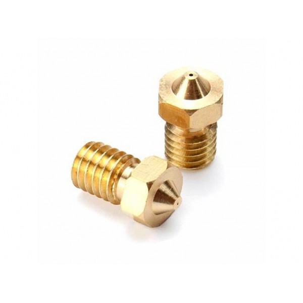 M6 Thread Brass Nozzle V5 V6 Um Compatible – 3Mm X 0.4Mm (For 3D Printer)