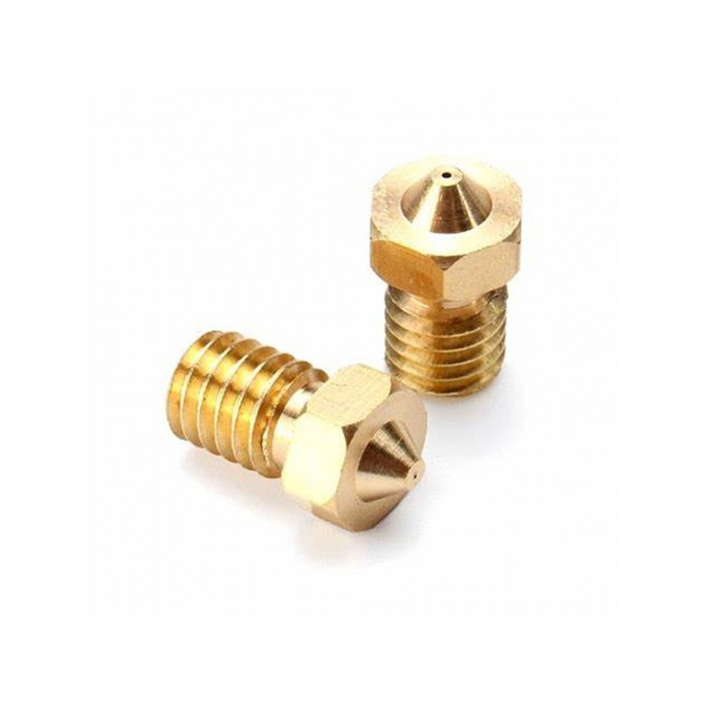 M6 Thread Brass Nozzle V5 V6 Um Compatible – 3Mm X 0.4Mm (For 3D Printer)