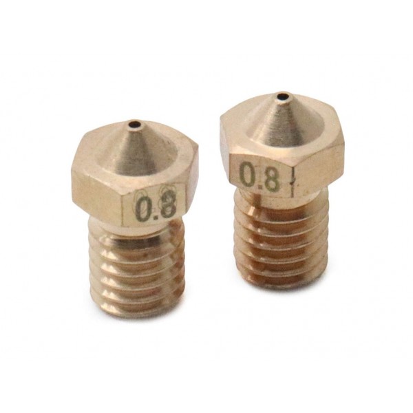M6 Thread Brass Nozzle V5 V6 Um Compatible – 1.75Mm X 0.4Mm (For 3D Printer)
