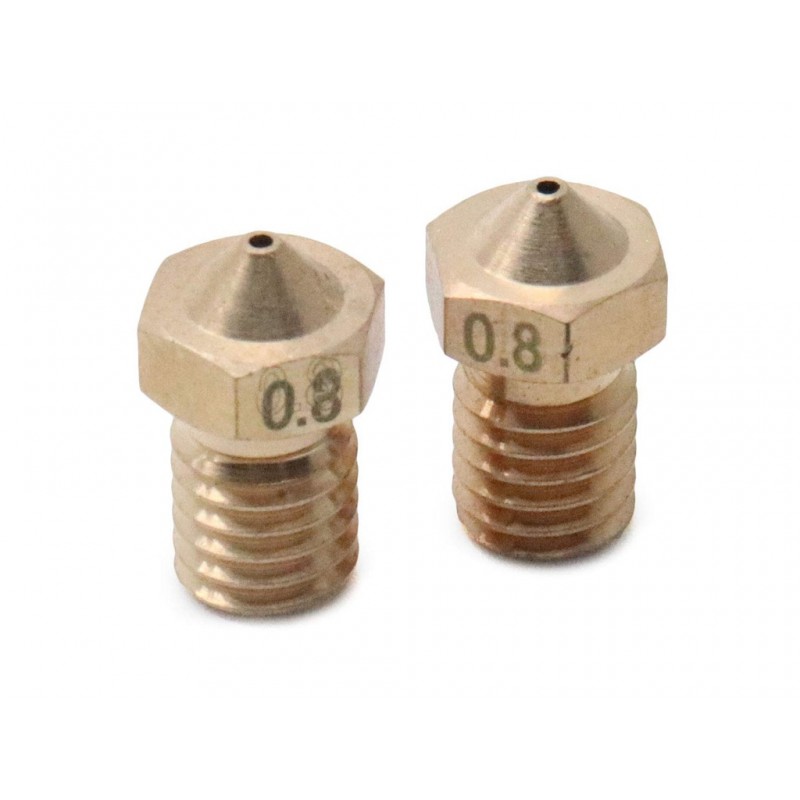 M6 Thread Brass Nozzle V5 V6 Um Compatible – 1.75Mm X 0.4Mm (For 3D Printer)
