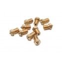M6 Thread Brass Nozzle V5 V6 Um Compatible – 1.75Mm X 0.4Mm (For 3D Printer)