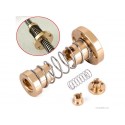 T8 Anti Backlash Spring Loaded Nut For Cnc 8Mm Threaded Rod Lead Screw