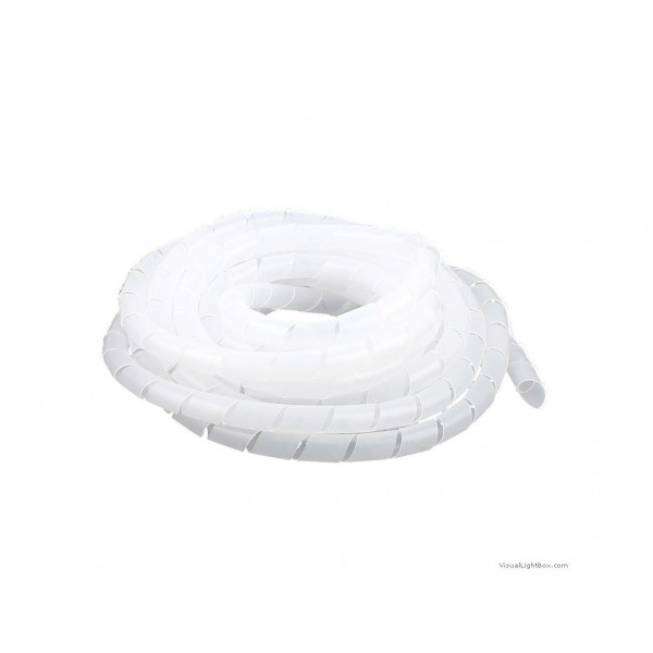 8Mm Spiral Wrapping Band White 10M For Wires