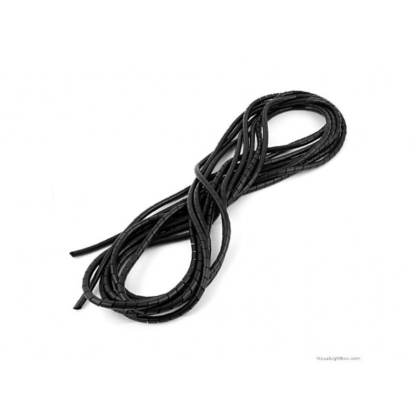 8Mm Spiral Wrapping Band Black 10M For Wires