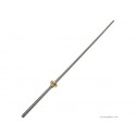 600Mm Trapezoidal 4 Start Lead Screw 8Mm Thread 2Mm Pitch Lead Screw With Copper Nut