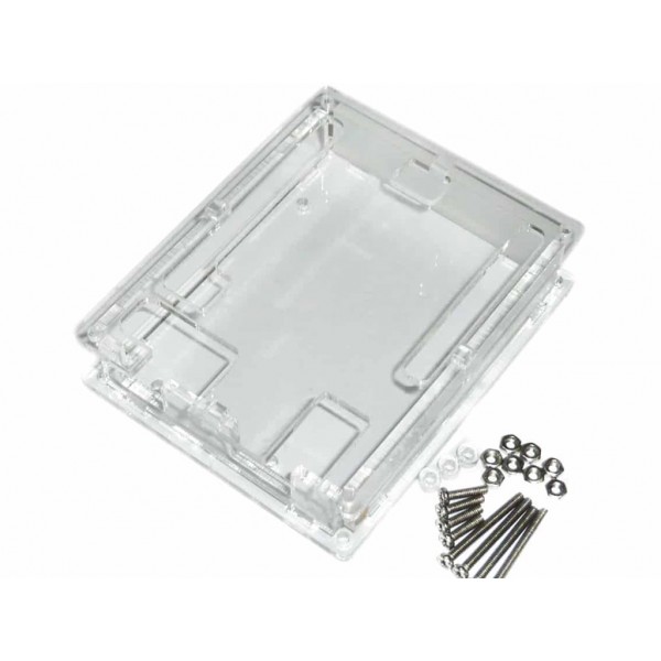 Transparent Acrylic Case Shell Enclosure Gloss Box For Arduino Uno R3