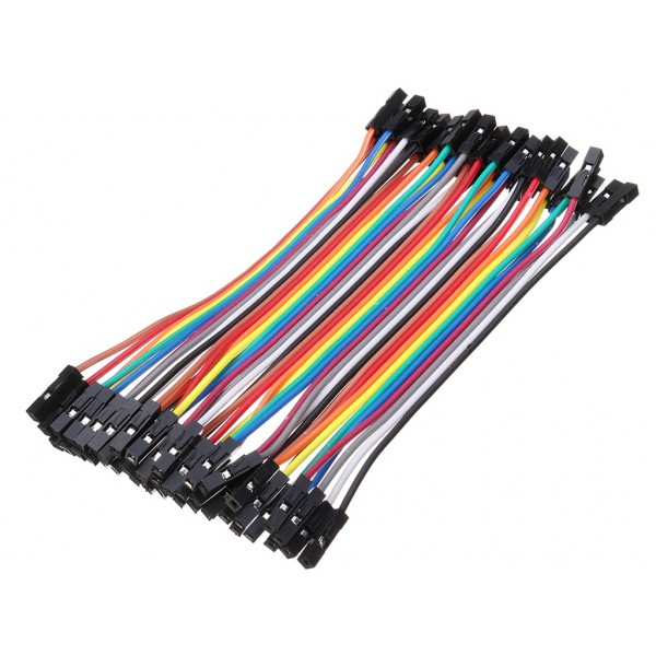 30Cm Dupont Wire Color Jumper Cable 2.54Mm 1P 1P Female To Female