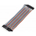 30Cm Dupont Wire Color Jumper Cable 2.54Mm 1P 1P Male To Male