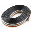 1Meter Multicolor Ribbon Cable 10 Core Dupont Rainbow Wire