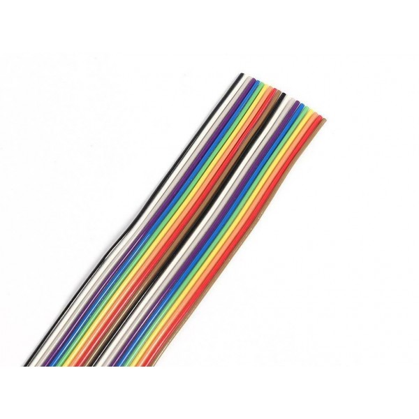 1Meter Multicolor Ribbon Cable 10 Core Dupont Rainbow Wire