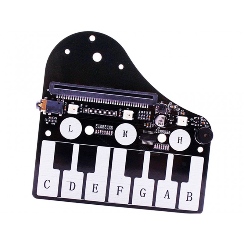 Microbit Piano Expansion Board Micro:Bit Development Board Music Expansion Board Rgb Color Light Buzzer