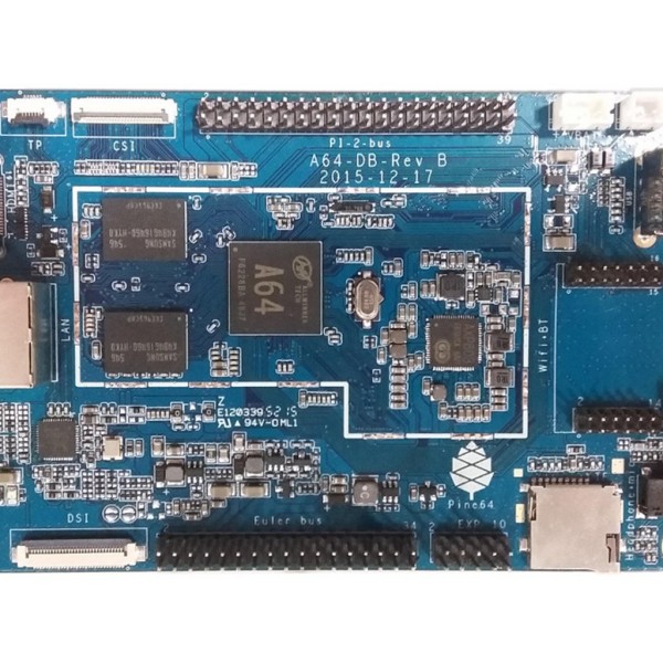 Pine A64 Single Board Computer Powered By Allwinner “R18” Quad-Core Arm Cortex A53 64-Bit Processor Single Board Computer