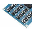 Tm1638 3 Wire Control 8 Bit Common Anode Led Keyboard Scanning And Display Module