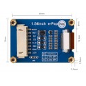 1.54 Inch E Ink Paper Display Module With Spi Interface