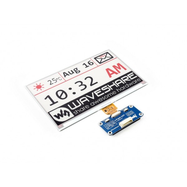 7.5 Inch E Ink Paper Display Hat For Raspberry Pi