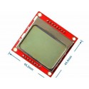 Nokia 5110 Lcd Display Module Red