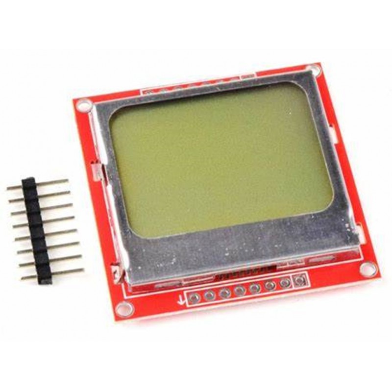 Nokia 5110 Lcd Display Module Red