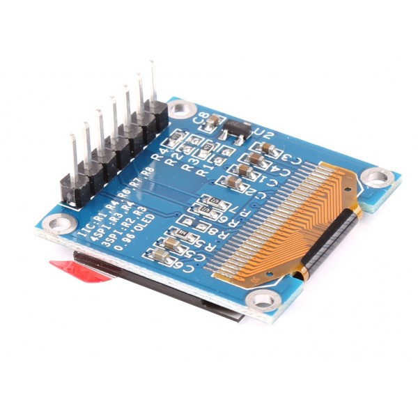 0.96 Inch Oled 6Pin Spi Output Display Module