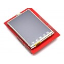 2.4 Inch Tft Lcd Touch Display Shield For Arduino Uno With Onboard Micro Sd Slot