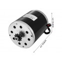 My1020 48V 1000W Electric Go Kart Brushed Dc Motor With Foot