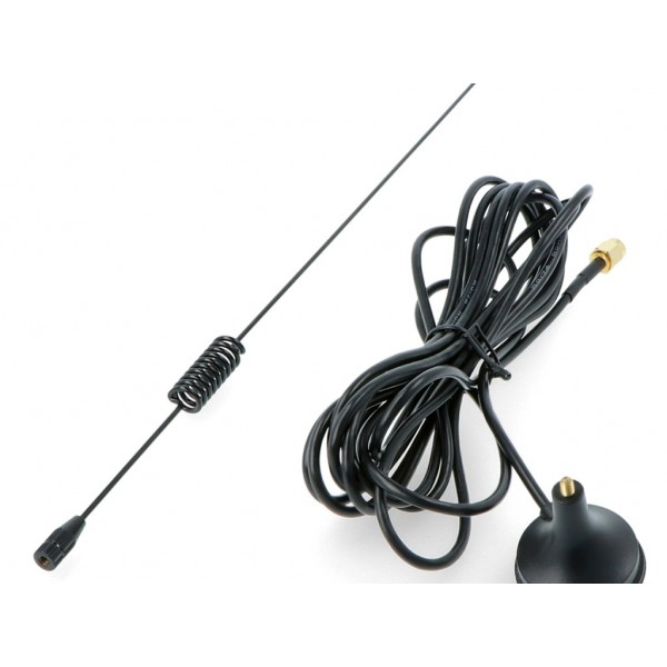 Gsm Magnetic Antenna 6Dbi Sma With 3Mtr Cable
