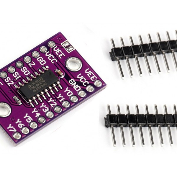 Cjmcu 4051 74Hc4051 8 Channel Analog Multiplexer Demultiplexer Breakout Board For Arduino