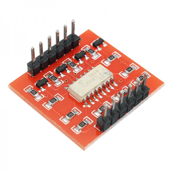 Tlp281 4-Channel Optocoupler Isolation Module High/Low Level Compatible With Arduino