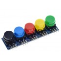 New Blue Board Electronic Building Blocks Big Button Module Button Module Five Color Set