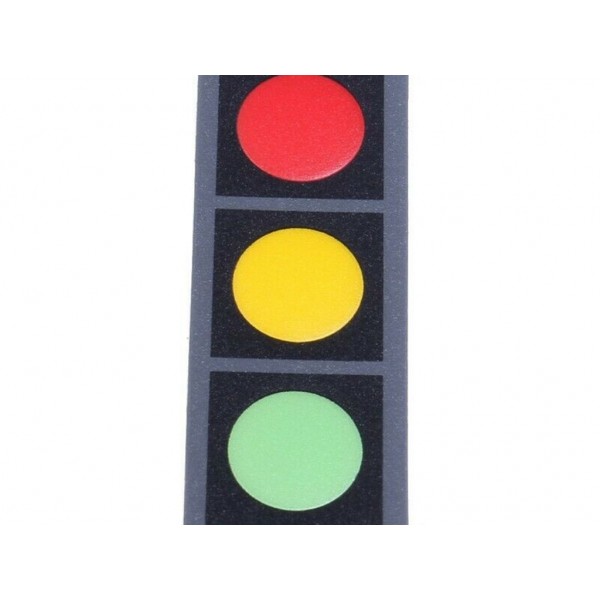 1 * 3 Membrane Switch Matrix Membrane Switch Control Panel Key 3 Red Yellow And Green