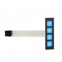 Dc 12V 1C4 Key Matrix Membrane Switch Keypad