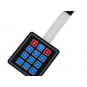 4*3 Matrix 12 Keys Membrane Switch Keypad