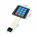 4*3 Matrix 12 Keys Membrane Switch Keypad