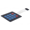 4*3 Matrix 12 Keys Membrane Switch Keypad