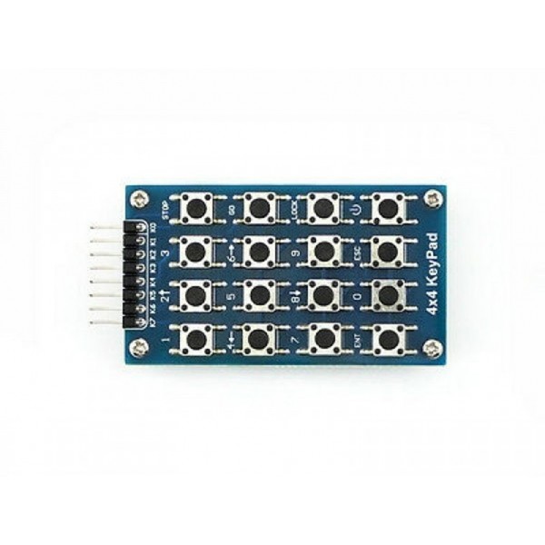 4*4 Matrix 16 Push Button Keyboard Module