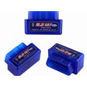 Mini Elm327 Bluetooth V1.5 Obd2 Ii Car Diagnostic Tool Auto Eobd Scanner For Android Phone Blue